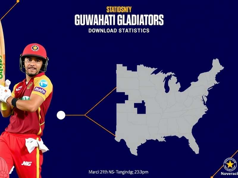 Impressive Growth of Guwahati Gladiators in India Guwahati Gladiators Download Statistics